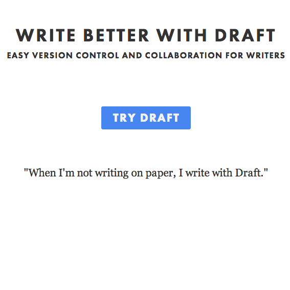 一种名为Draft的新写作工具正在彻底改变作者合作的6个原因