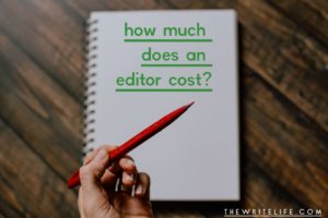一个编辑要花多少钱?以下是对你的书的期待