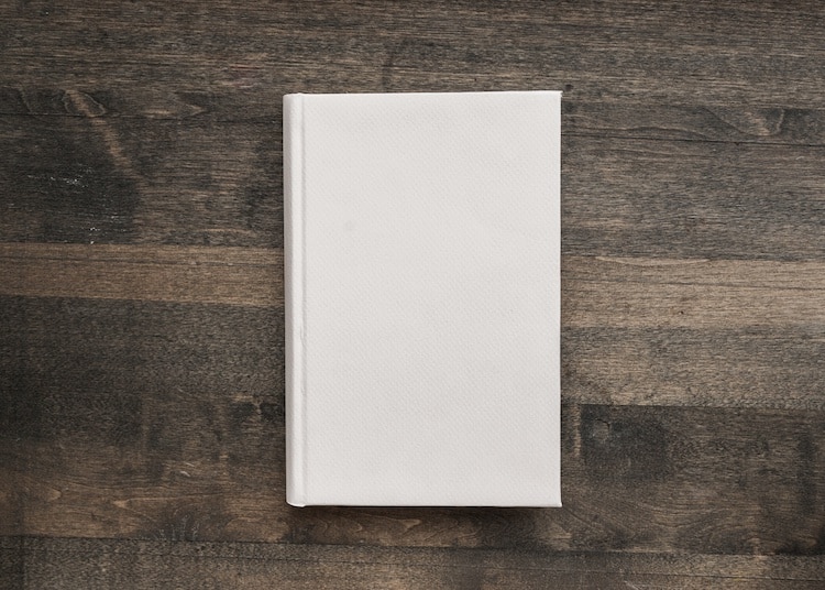 空白白书封面-如何使一本书封面